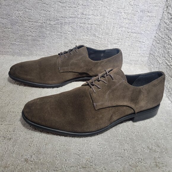 Vagabond Shoemaker Men's Size EU 46 US 13 Brown Java Suede Lace Up Derby Shoes - Picture 9 of 12